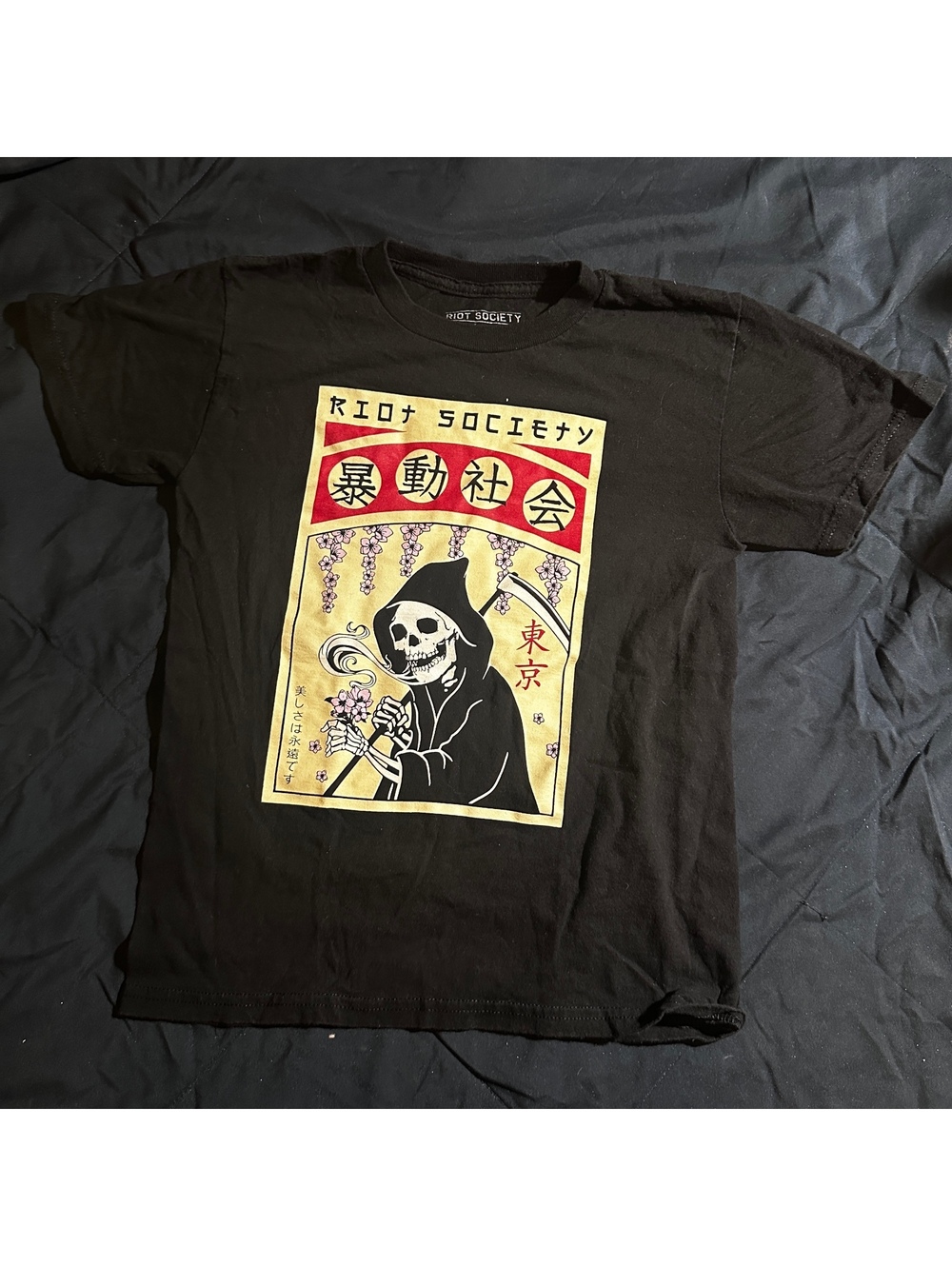 Riot Society Small Chinese Grim Reaper Tee
